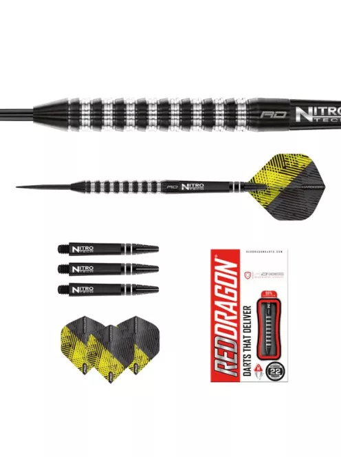 DART SET STEEL RED DRAGON RAZOR EDGE ELITE 22G 90%