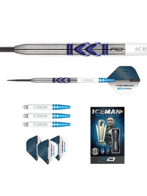 DART SET STEEL RED DRAGON GERWYN PRICE AVALANCHE-PRO, 23G 90%