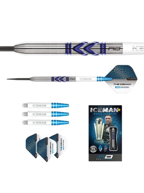 DART SET STEEL RED DRAGON GERWYN PRICE AVALANCHE-PRO, 25G 90%