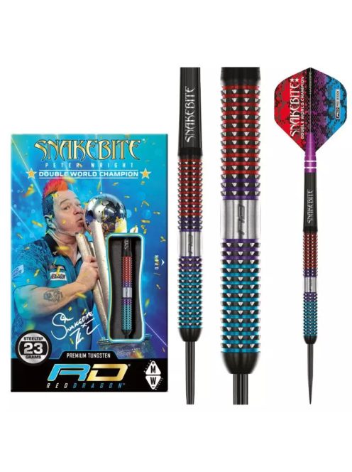 DART SZETT STEEL RED DRAGON PETER WRIGHT SPIRIT, 23g 90%