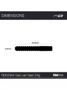 Dart szett steel Red Dragon Gian Van Veen, 21gr,  90%