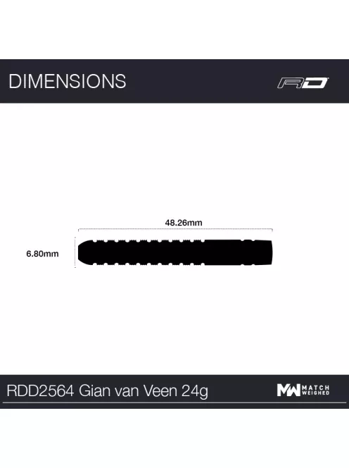 Dart szett steel Red Dragon Gian Van Veen, 21gr,  90%