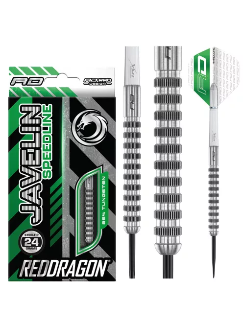 DART SZETT STEEL RED DRAGON JAVELIN SPEEDLINE 24g 90% 