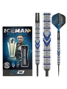   DART SZETT STEEL RED DRAGON GERWYN PRICE ICEMAN MIDNIGHT EDITION 25g 90% 