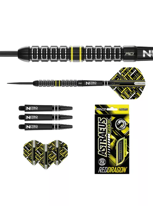 DART SZETT STEEL RED DRAGON ASTRAEUS Q4X PARALLEL 24g 90%