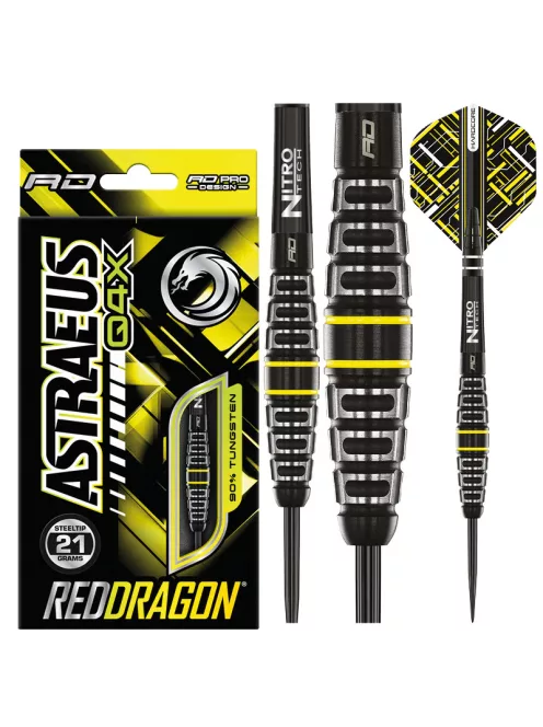 DART SZETT STEEL RED DRAGON ASTRAEUS Q4X TORPEDO 21g 90% 