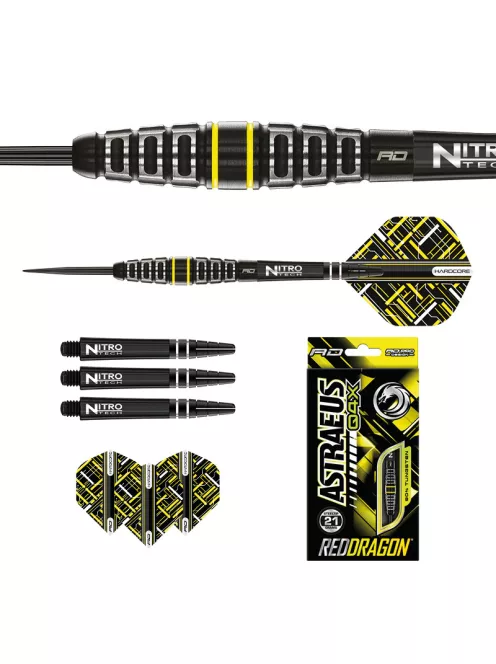 DART SZETT STEEL RED DRAGON ASTRAEUS Q4X TORPEDO 21g 90% 