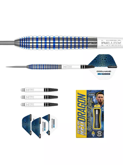 DART SZETT STEEL RED DRAGON LUKE HUMPHRIES TX3 COOL BLUE SE 22g 90% 