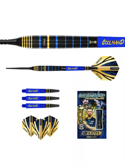 DART SZETT STEEL RED DRAGON LUKE HUMPHRIES TX4 AVENGER, 24g 90% 