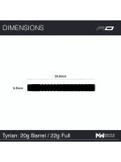 Dart szett soft Red Dragon Tyrian 20g, 90% gravírozott