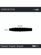 Dart szett steel Red Dragon Paradym - Torpedo 26g, 90%