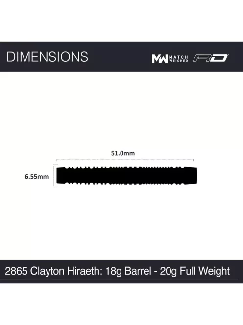 Dart szett soft Red Dragon Jonny Clayton Hiraeth 20g, 90%