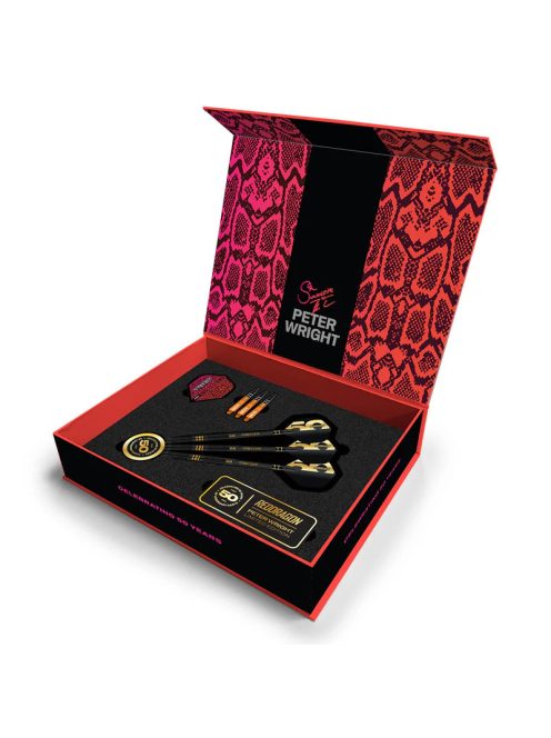 dart szett steel Red Dragon 50 Years Peter Wright Player Limited Edition Steeldarts - 21g, 90%