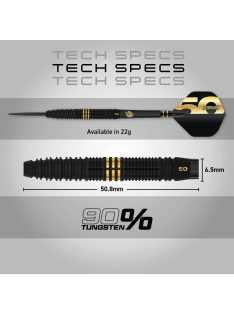   dart szett steel Red Dragon 50 Years Jonny Clayton, 22gr,  90%