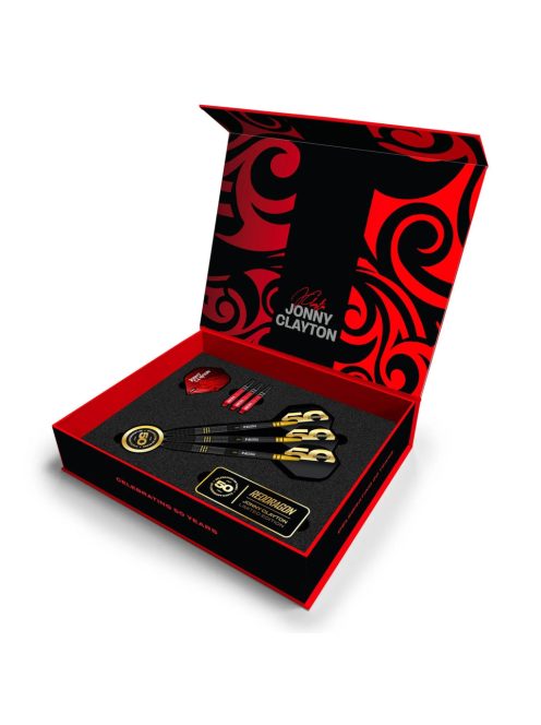 dart szett steel Red Dragon 50 Years Jonny Clayton, 22gr,  90%