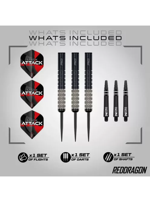 Dart szett Red Dragon steel Rob Owen 22gr, 90%