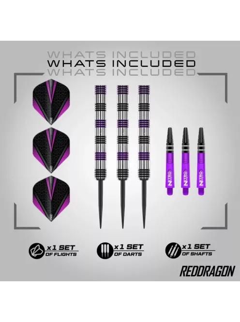 Dart szett Red Dragon steel Gemma HAyter 22gr, 90%
