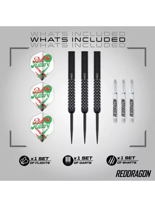 Dart szett steel Red Dragon Bullhitters V1 23gr, 90% 