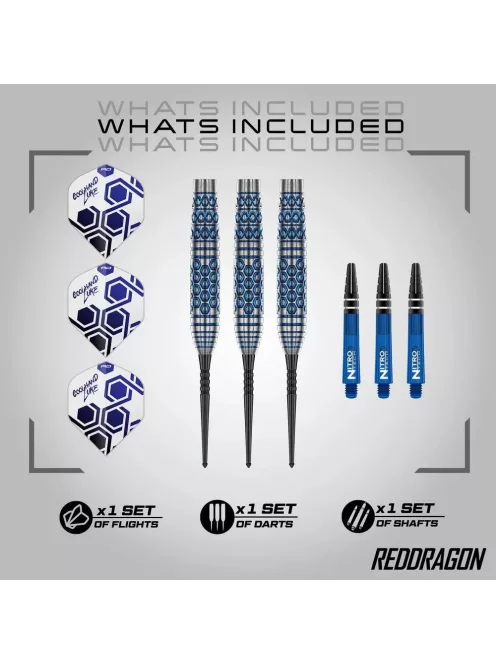 Dart szett steel Red Dragon Luke Humphries TX5, 23g, 90%