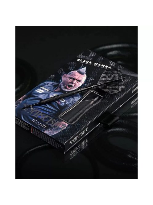 Dart szett steel Red Dragon Peter Wright Black Mamba, 22g, 90%