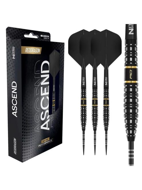 Dart szett steel Red Dragon Ascend Tapered 23g, 90%