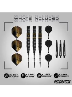 Dart szett steel Red Dragon Ascend Tapered 23g, 90%