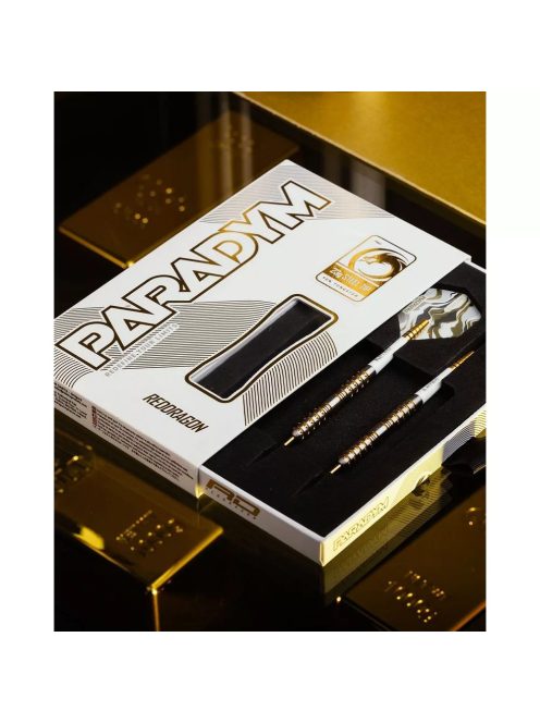 Dart szett steel Red Dragon Paradym Gold Parallel, 22g, 90%