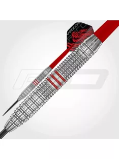 darts nyíl Red Dragon Jonny Clayton, brass steeldarts, 21g