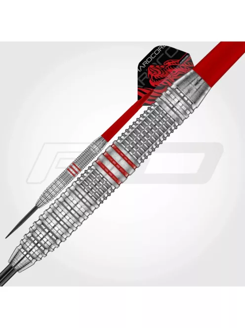darts nyíl Red Dragon Jonny Clayton, brass steeldarts, 21g