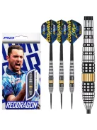 darts nyíl Red Dragon Luke Humphries, brass steeldarts, 21g