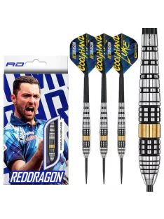 darts nyíl Red Dragon Luke Humphries, brass steeldarts, 21g