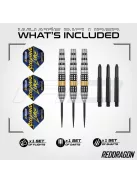 darts nyíl Red Dragon Luke Humphries, brass steeldarts, 21g