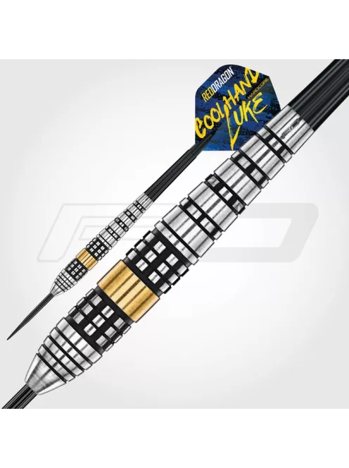 darts nyíl Red Dragon Luke Humphries, brass steeldarts, 21g