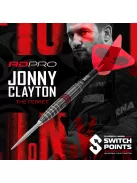 Darts szett steel Red Dragon Jonny Clayton RD-PRO Switch Point, 22g 90%