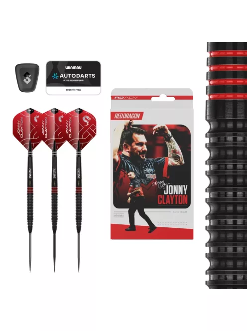Darts szett steel Red Dragon Jonny Clayton RD-ADV Switch Point, 22g 90%