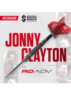   Darts szett steel Red Dragon Jonny Clayton RD-ADV Switch Point, 22g 90%