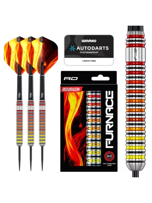 dart szett Red Dragon Furnace steel 90%, 22 gr