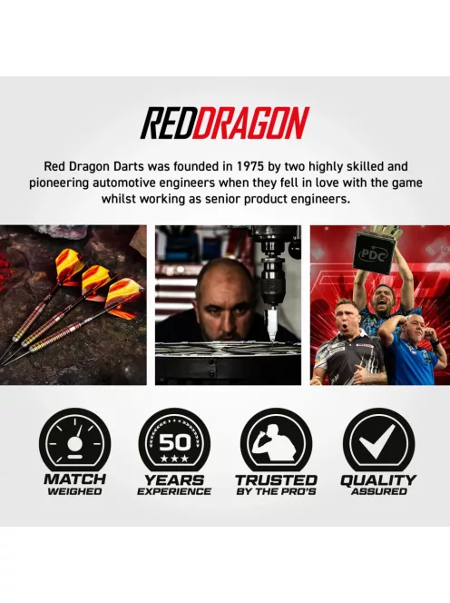 dart szett Red Dragon Furnace steel 90%, 22 gr