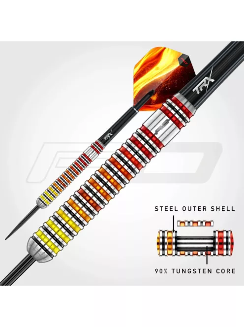 dart szett Red Dragon Furnace steel 90%, 24 gr