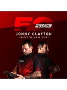darts ing / mez Red Dragon 50 Year Limited Edition Shirt, Jonny Clayton,  S-XXXL méretben
