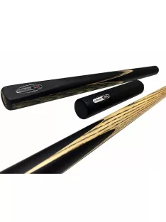   Three-piece snooker cue, Riley ROS3-9 3/4 ash wood cue with 6" extension