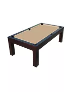 pool biliárdasztal / étkezőasztal  Rasson Party II 8', gesztenye színben (3 palás)