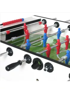   Csocsó asztal NIR Stadium Family Bianco teleszkópos és nem teleszkópos rudazattal