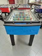 NIR Storm Happy Days kültéri csocsóasztal átmenő rudazattal, üvegfedéssel