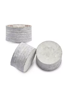 Suede leather glueable Trinity Talisman 10mm soft 1pcs