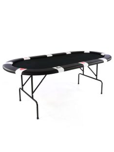   pókerasztal Northstar Black edt. 10 személyes (csukható lábú)