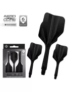 Darts toll és szár egyben Harrows Solo fekete, No6 toll és közepes szár