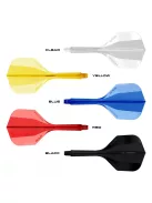 Darts toll és szár egyben Harrows Solo piros, No6 toll és közepes szár