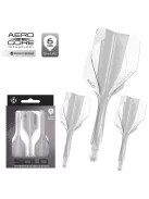 Darts toll és szár egyben Harrows Solo átlátszó, No6 toll és hosszú szár