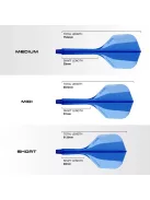 Darts toll és szár egyben Harrows Solo kék, No6 toll és hosszú szár